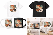 Abstract Boho Floral Line Art Design, a Person Illustration by Gfx_Store (Thumbnail 1 of 7)