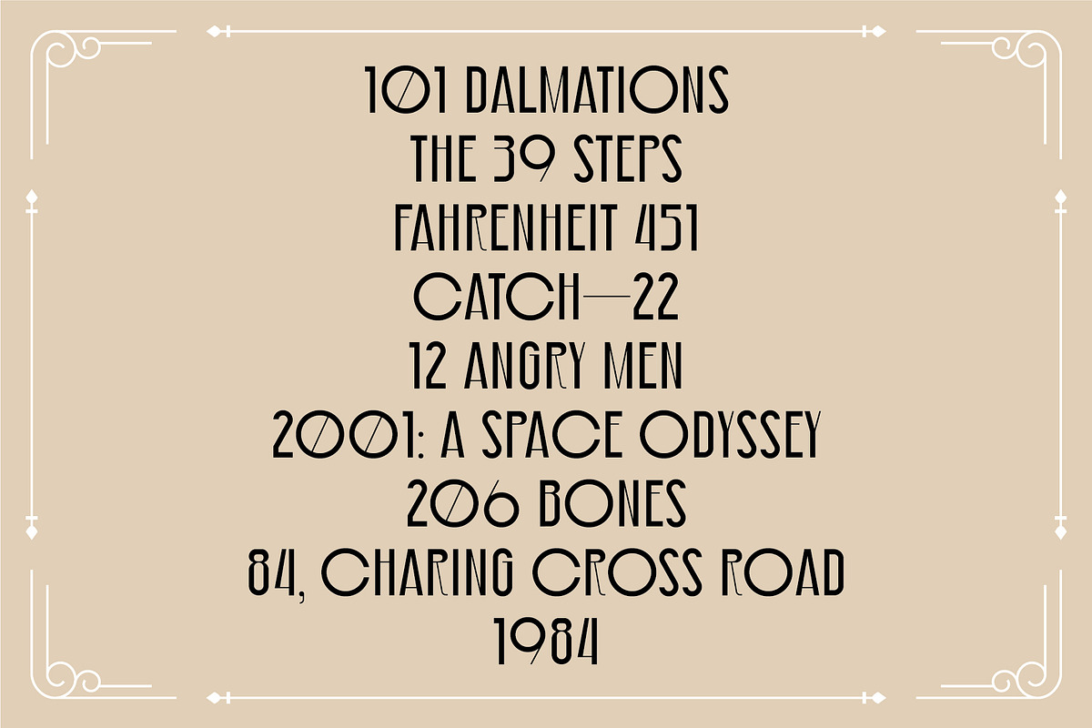 Lexington – Art Deco Display Font, a Sans Serif Font by Studio Aurora (Photo 2 of 9)