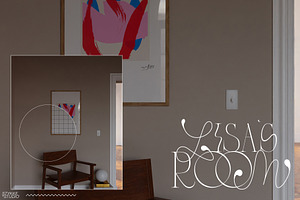 LISAS ROOM Interior & Frame Mockup