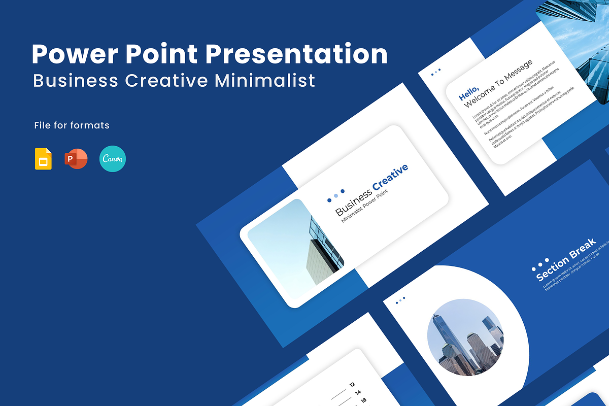 Business Creative Minimalist - PPT, a Presentation Template by Recreative (Photo 1 of 6)