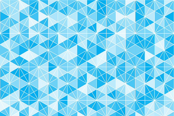 Blue Hexgrid Pattern
