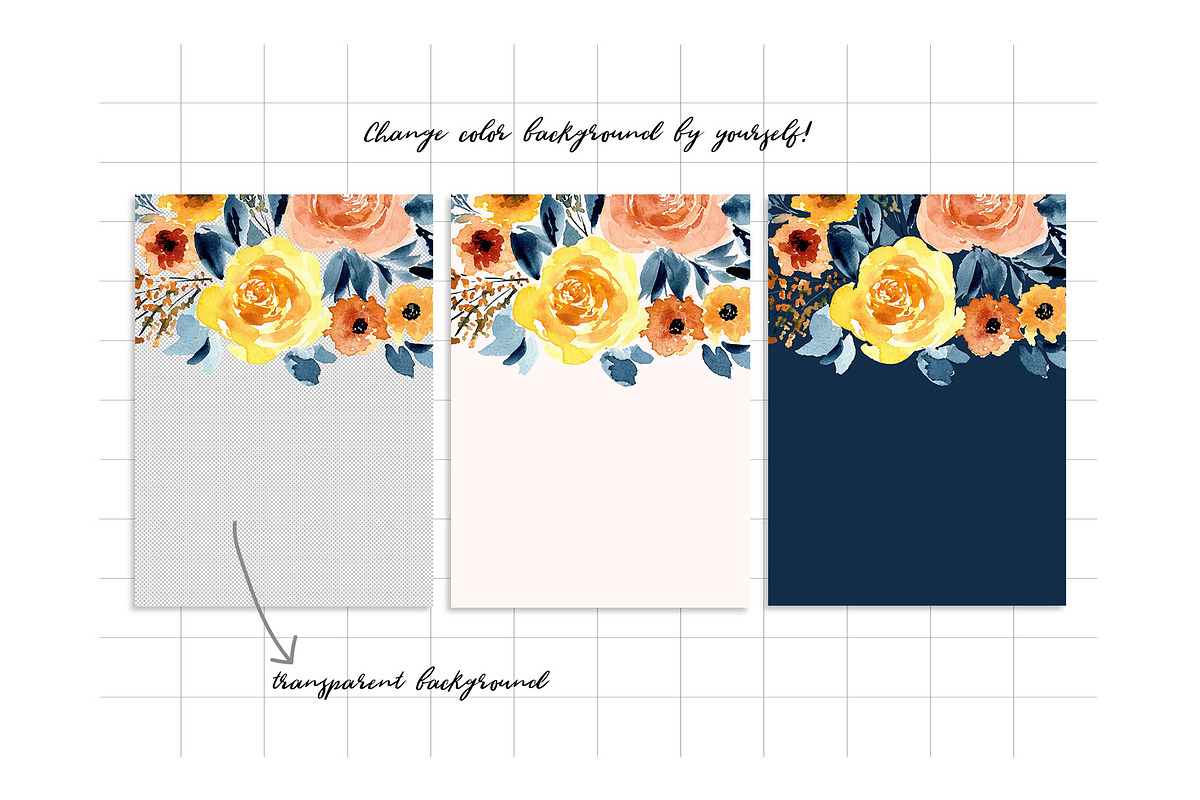 Floral Watercolor Graphic Bundle, a Decorative Illustration by wulano (Photo 18 of 21)