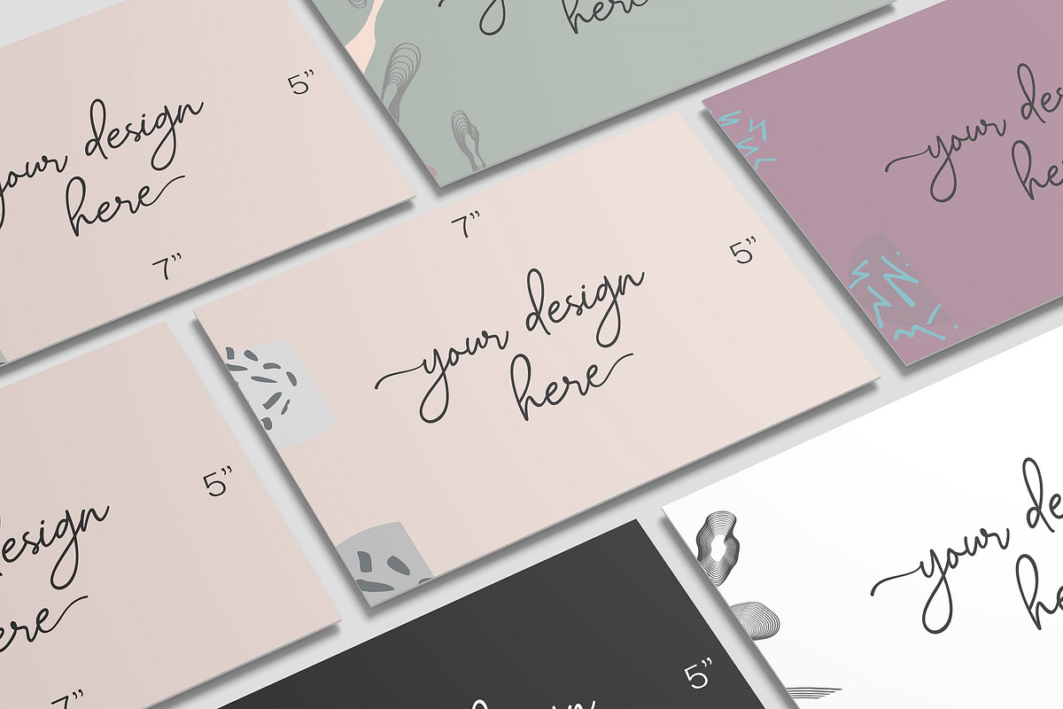 5x7 Postcard & Envelope Mockup, an Advertising Mockup by graphiccrew (Photo 14 of 15)