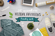 Set of funky patterns, a Pattern Graphic by SomStock (Thumbnail 1 of 9)