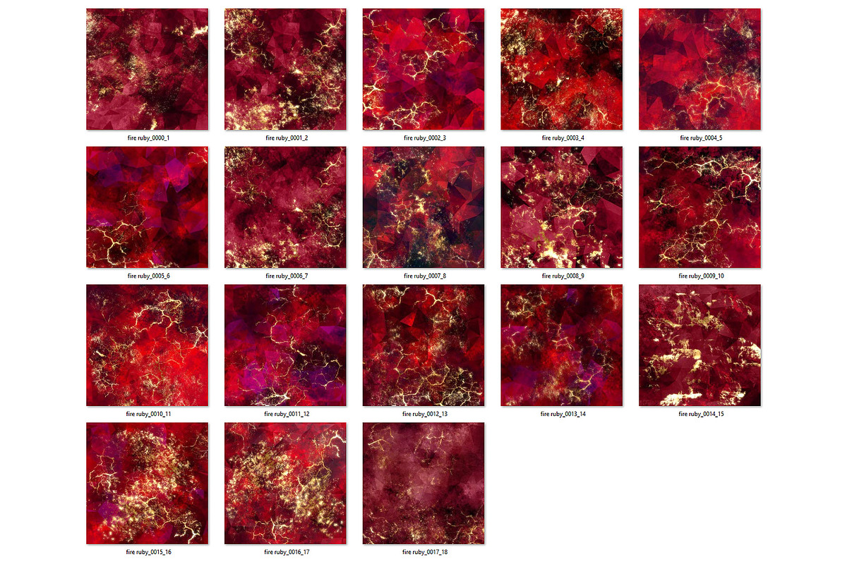 Fire Ruby Textures, a Texture Graphic by Digital Curio