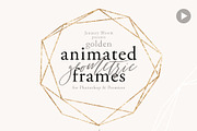 animated Geometric Gold Frames, an Object Graphic by January Bloom (Thumbnail 1 of 10)