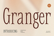 CS Granger – Condensed Font, a Serif Font by Craft Supply Co. (Thumbnail 1 of 8)
