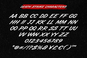 Death Strike – Aggressive Brush Font, a Blackletter Font by Blankids Studio (Thumbnail 7 of 10)