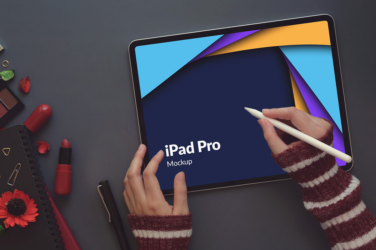 iPad Pro Mockup #10, an iPad Mockup by Walentin