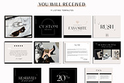 Modern Etsy Banner Set, a Branding & Logo Template by Macarons and Mimosas (Thumbnail 3 of 9)