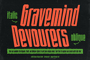 Gravenreach - Rugged Display Font, a Sans Serif Font by Snape Design Studio (Thumbnail 8 of 12)