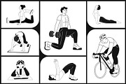 150 Fitness Illustrations, a Person Illustration by Vectors Market (Thumbnail 5 of 13)