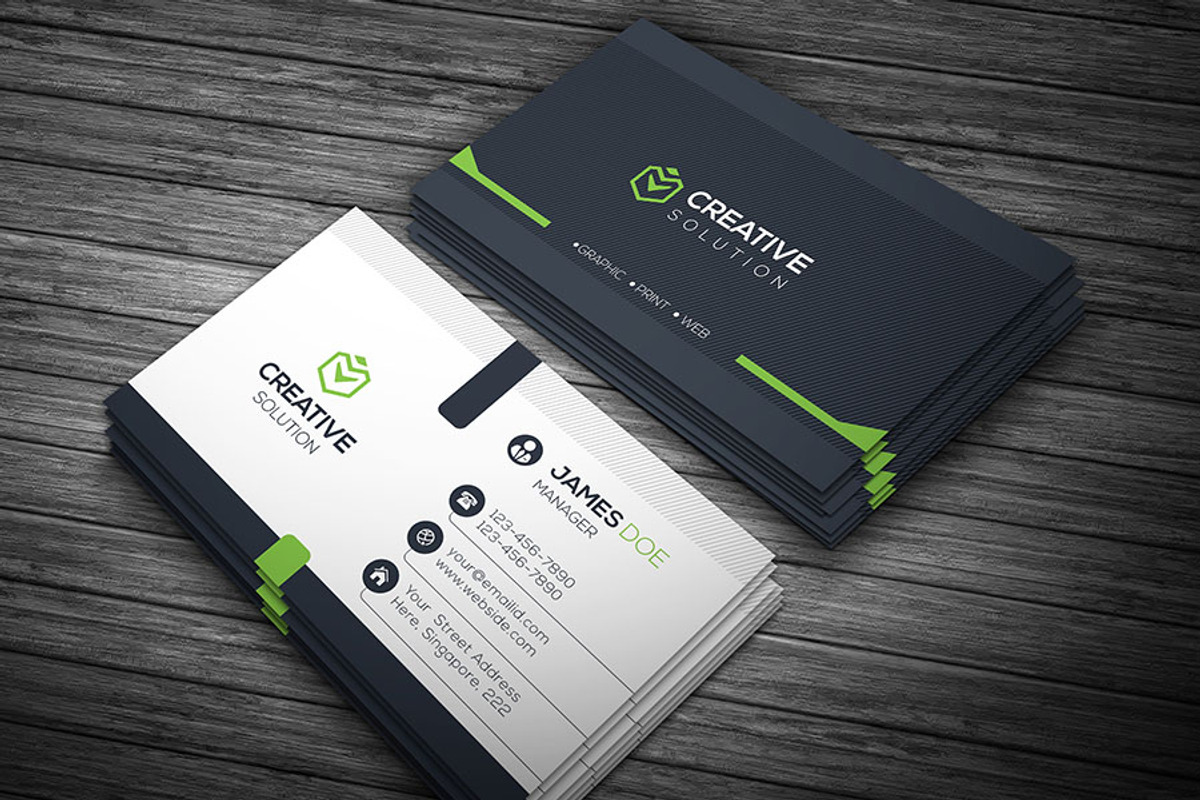 Creative Solution Business Card, a Business Card Template by GenerousArt (Photo 4 of 4)