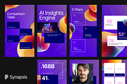 Synapsis SaaS Pitch Deck for Figma, a Presentation Template by Ceaso Store (Thumbnail 3 of 6)