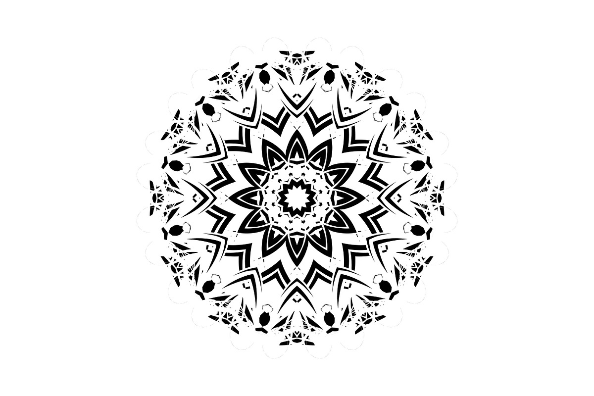 Premium Mandala Illustration Pack, a Decorative Illustration by NJ Himel (Photo 38 of 101)