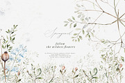 Wild Flower Watercolor & Greenery, a Decorative Illustration by Laras Wonderland (Thumbnail 4 of 15)