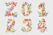 Watercolor Floral Alphabet, an Object Graphic by DesignRocket (Thumbnail 6 of 8)