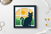 Cat Perfect for making shadow box, an Animal 3D Model by Luba Vega (Thumbnail 2 of 3)