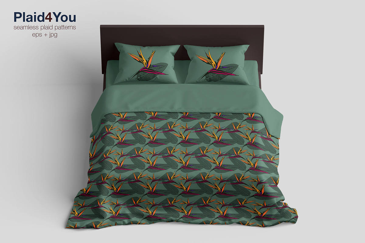 Tropical Flower Seamless Pattern, a Pattern Graphic by Plaid4You (Photo 8 of 17)