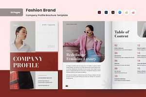 Fashion Business Company Profile, a Brochure Template by twinstd
