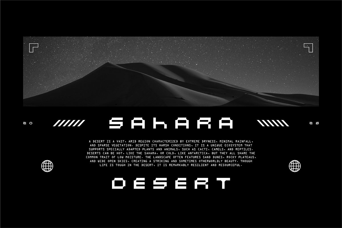 Exonyx - Futuristic Display Font, a Sans Serif Font by Typeagle (Photo 3 of 7)