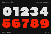 Gravex Massive Racing & Esports Font, a Sans Serif Font by Lettertype Studio (Thumbnail 11 of 14)