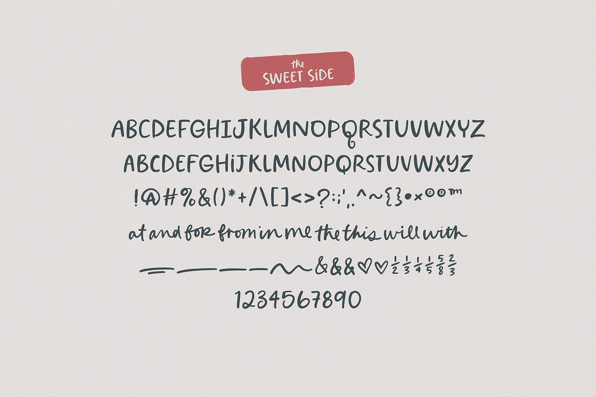 Dueling Peppercorns  + Dingbats, a Sans Serif Font by Callie Rian & Co. (Photo 6 of 9)