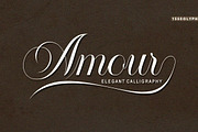 Amour Script, a Script Font by Bosstype Studio (Thumbnail 1 of 16)