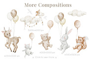 Balloon Animals Watercolor Nursery, an Illustration by Alisles (Thumbnail 3 of 12)