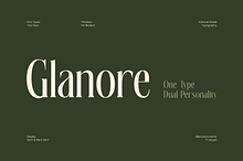 TRT Glanore Elegant Serif Sans Duo