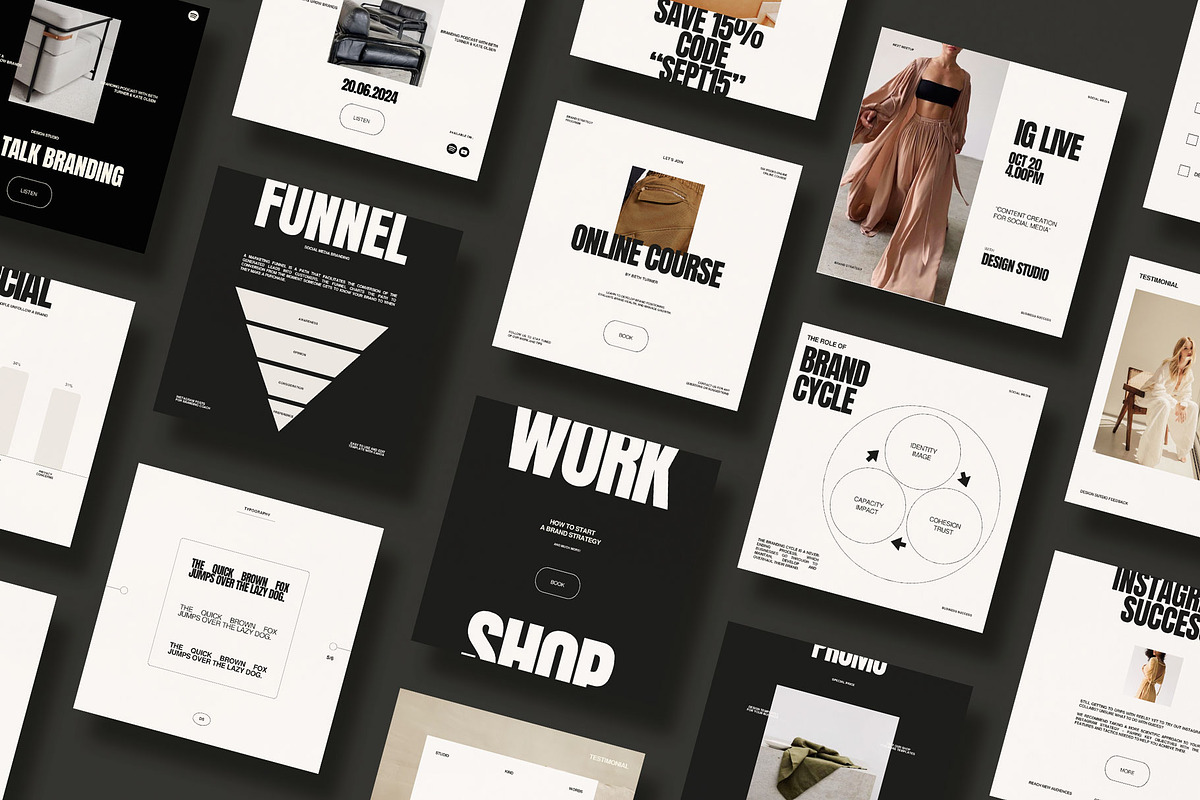 Social Media Branding Coach Bundle, a Social Media Template by Moscovita Studio (Photo 9 of 23)