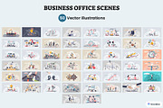 Office Life Vector Illustration Set, a Work Illustration by VectorMine (Thumbnail 1 of 16)