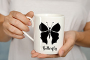 Butterfly silhouettes clipart Svg, an Object Graphic by Glass Cat Design (Thumbnail 6 of 7)