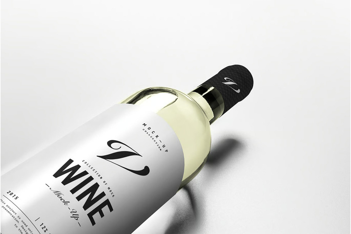 Wine Mock-up, a Product Mockup by zippypixelstudio (Photo 9 of 11)