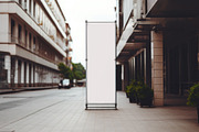 Vertical Street Banner MockUp, an Advertising Mockup by optimism (Thumbnail 2 of 2)