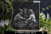 Children Planting Apple Tree Nature, a Background Graphic by LaseredNinja (Thumbnail 3 of 7)