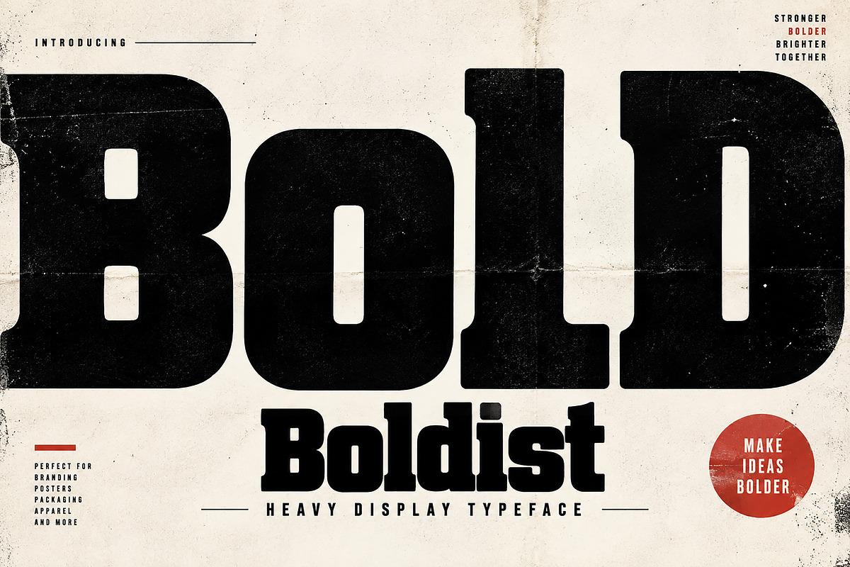 Boldist, a Slab Serif Font by Wow Magic (Photo 4 of 6)