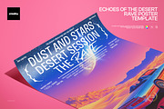 Echoes of the Rave Poster Template, a Poster Template by creatsy5 (Thumbnail 1 of 4)