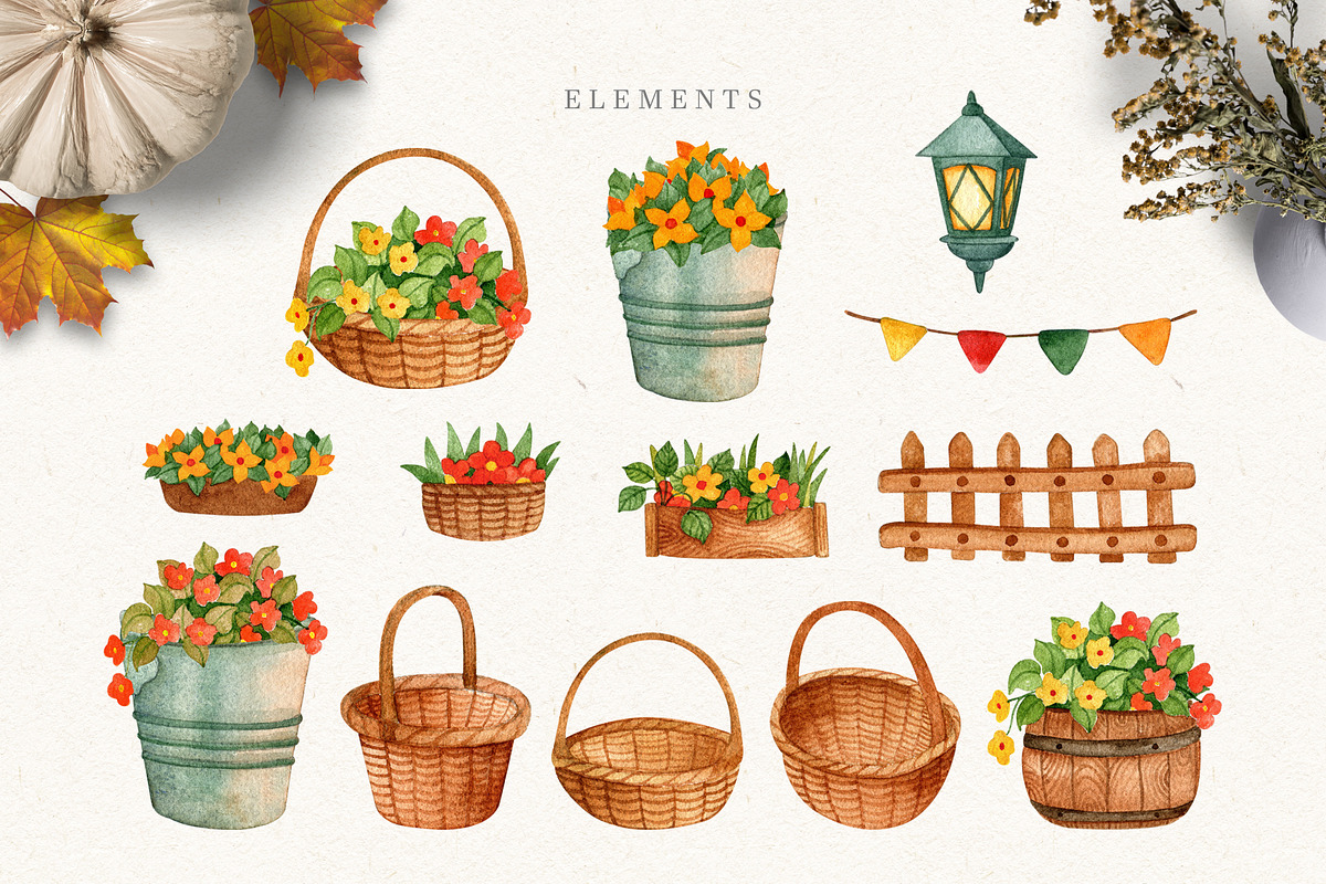 Autumn story. Watercolor set, an Illustration by JuliaBadeeva (Photo 6 of 8)