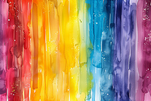 Colorful aquarelle stripes, a Background Photo by MistyDay