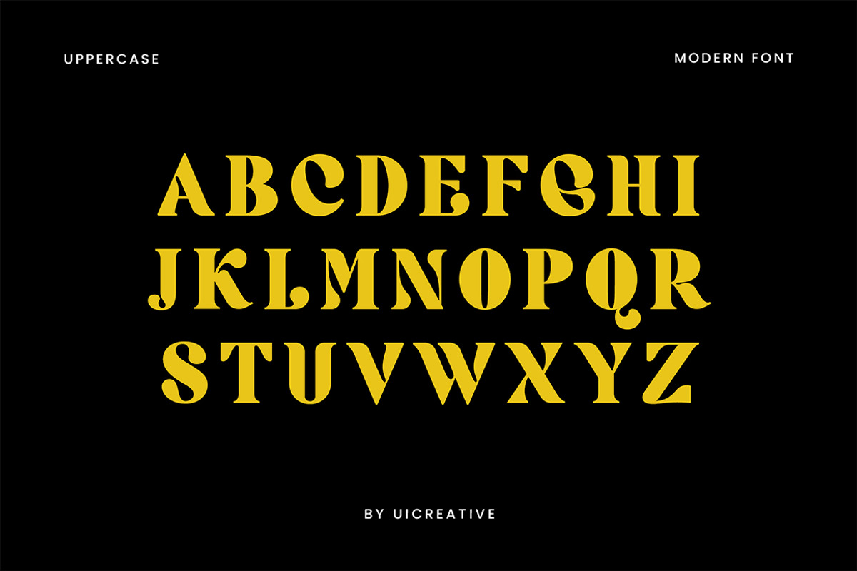 Juvenilia Modern Display Serif Font, a Serif Font by UICreative (Photo 7 of 13)