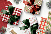 100+ Cozy Christmas Patterns & Frame, a Pattern Graphic by Mio Buono (Thumbnail 7 of 16)