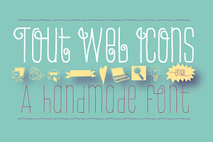 Tout Web Icons, a Symbol Font by Eurotypo