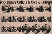 Mountain Valley Landscape SVG Bundle, an Object Graphic by Designer_Momina (Thumbnail 16 of 16)
