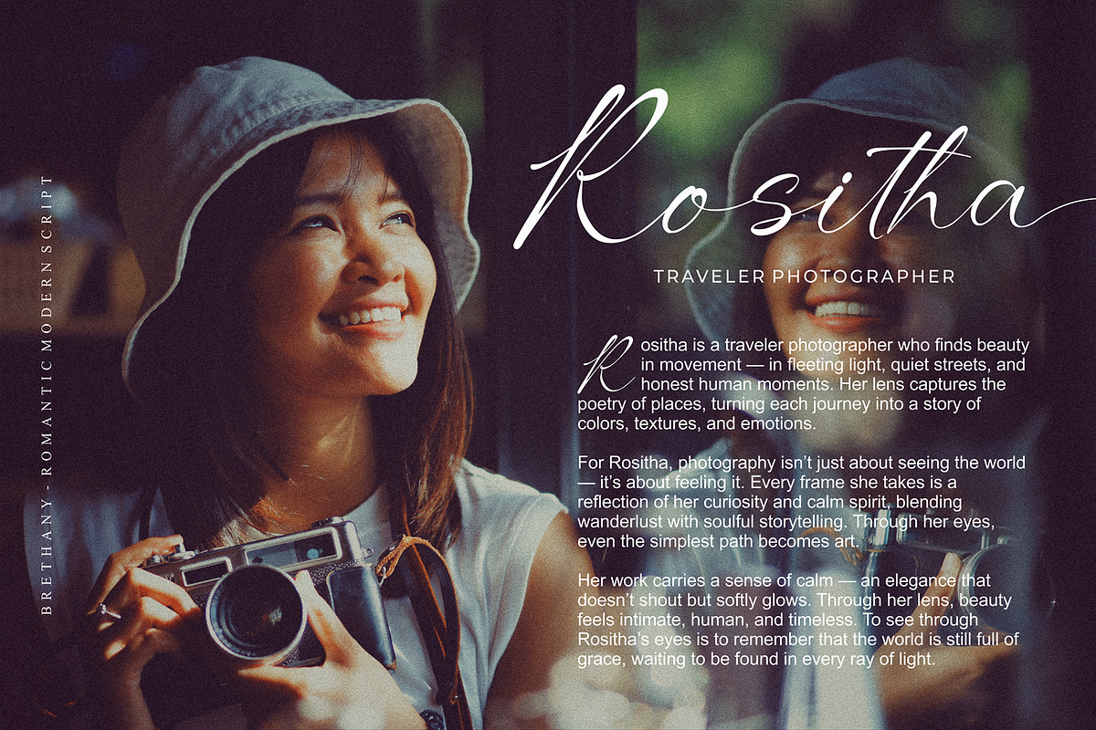 Brethany – Romantic Script Font, a Script Font by figuree studio (Photo 8 of 10)