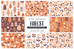 Forest Seamless Patterns