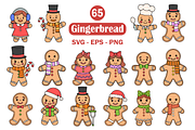 Gingerbread Vector Illustration, a Seasonal Illustration by Kusumaillustration (Thumbnail 1 of 7)