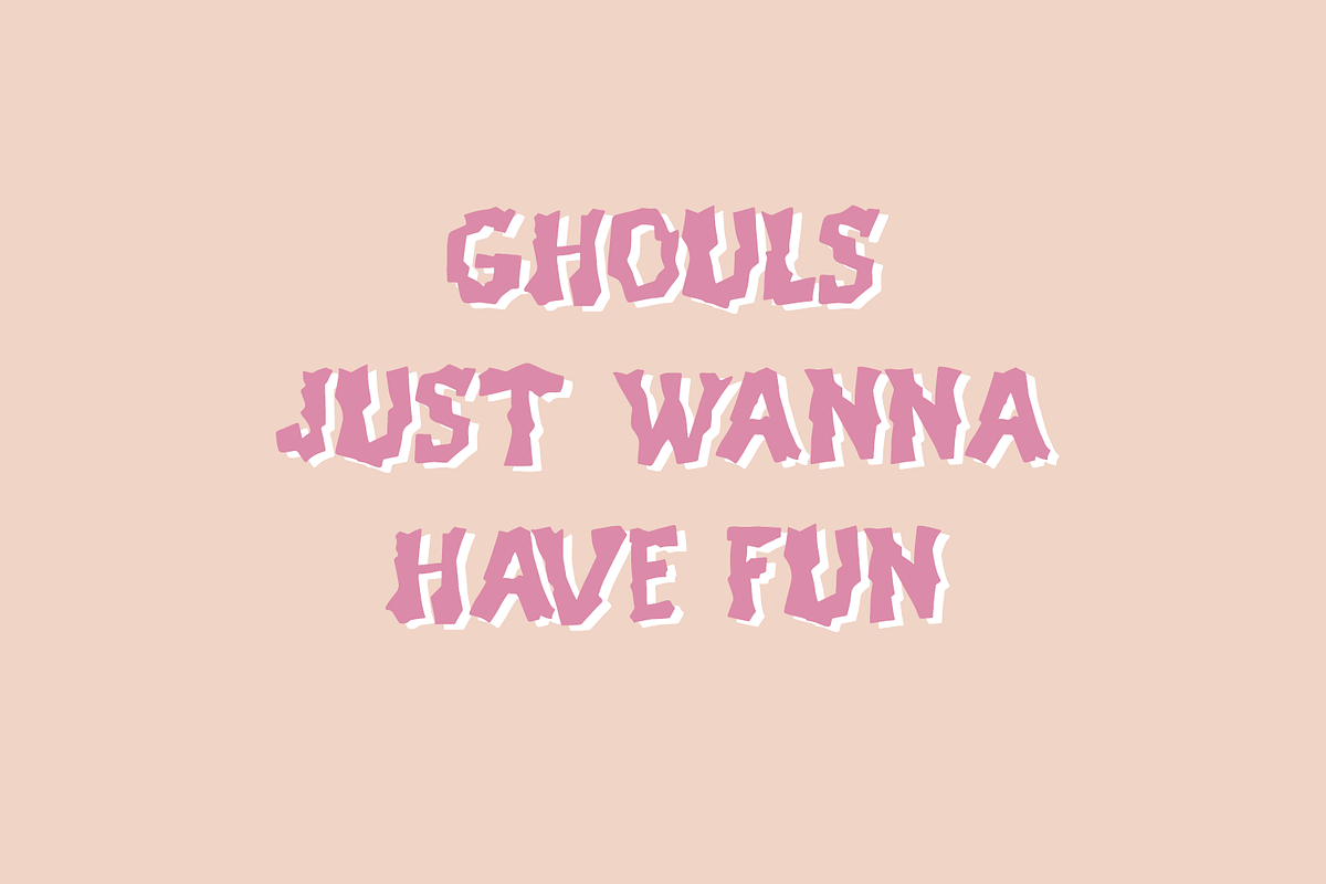 Gravedust Display Font, a Handwritten Font by Beck McCormick (Photo 4 of 10)