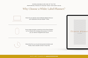 White Label Fitness Planner, a Stationery Template by ammarosedesignsllc (Thumbnail 2 of 10)