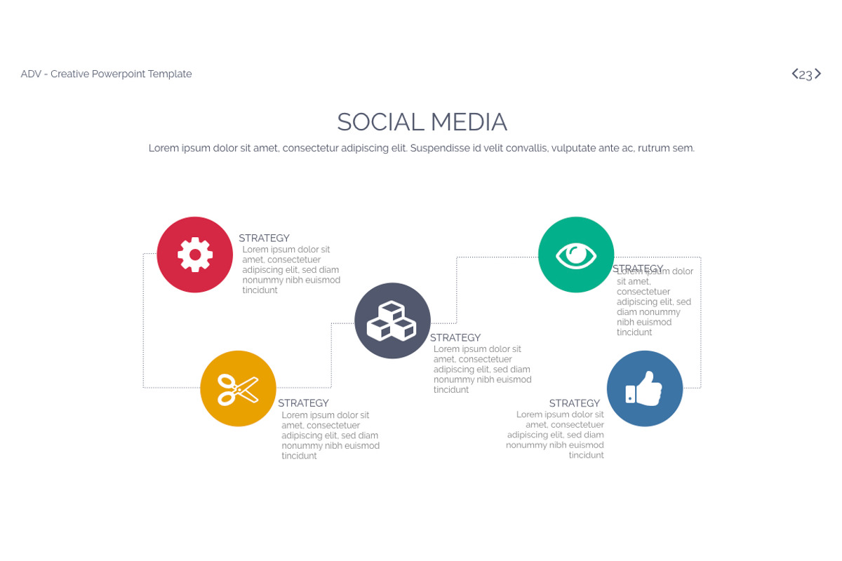 ADV Powerpoint Template, a Presentation Template by OXXO (Photo 23 of 78)
